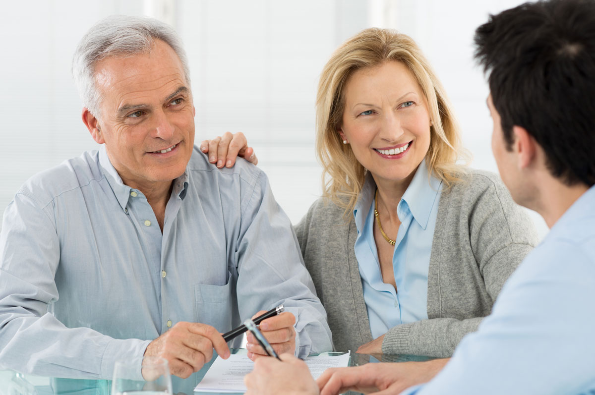 couple understanding long term insurance coverage