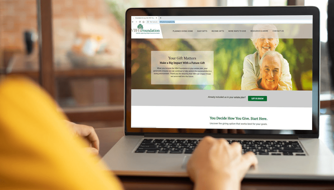 VBH Foundation on a computer