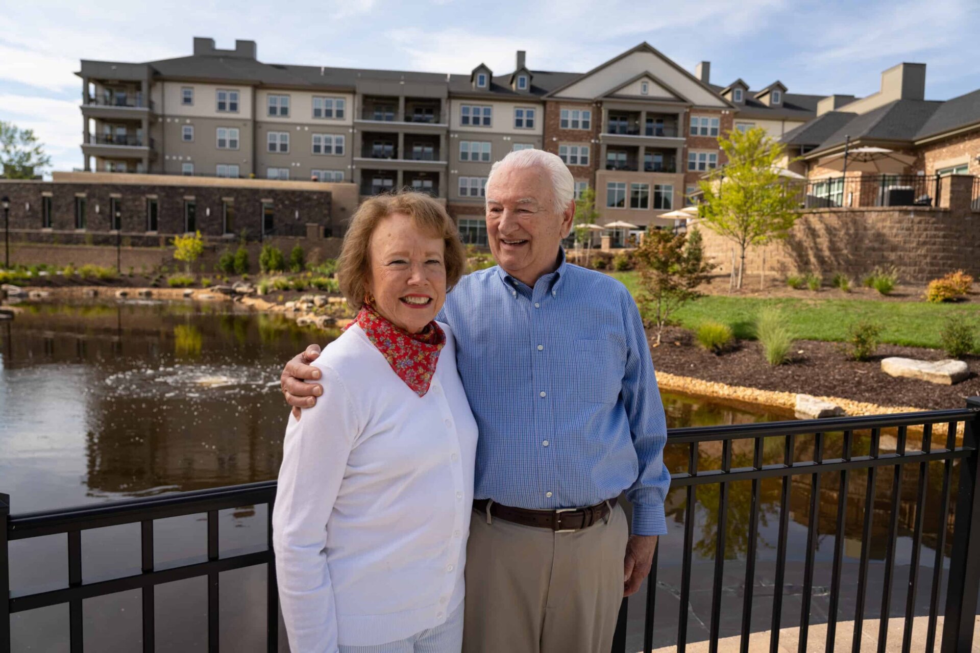 senior couple outdoors