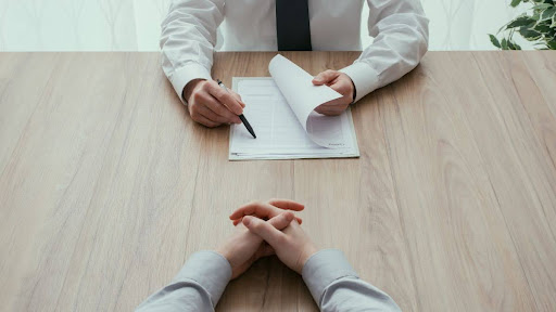 Meeting between two people