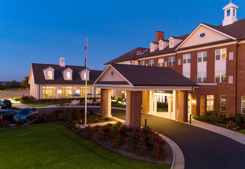 Culpeper exterior at dusk