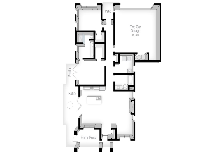 The Amherst floor plan