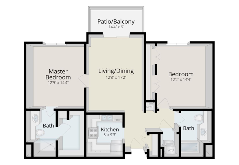 The Catawba floor plan