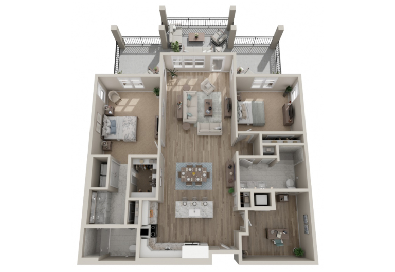 The Darlington Floor Plan - Summit
