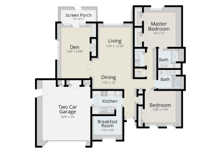 The fairview floor plan