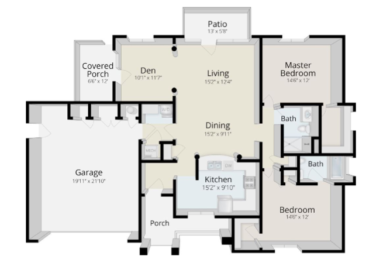 The Hawthorne floor plan