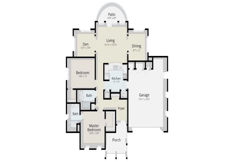 The Santillane floor plan