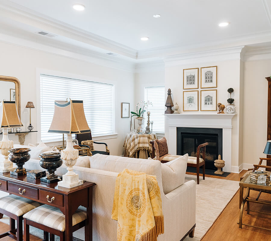 Culpeper resident living room