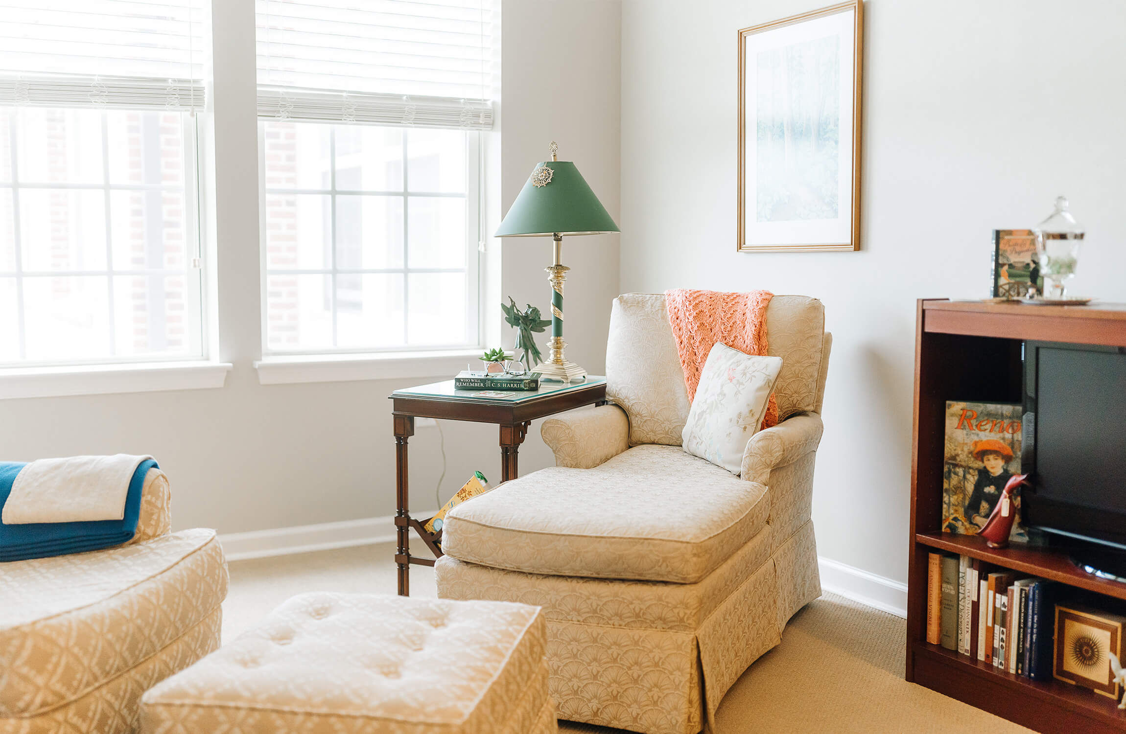culpeper-living-room-chair Culpeper living space with comfortable chair