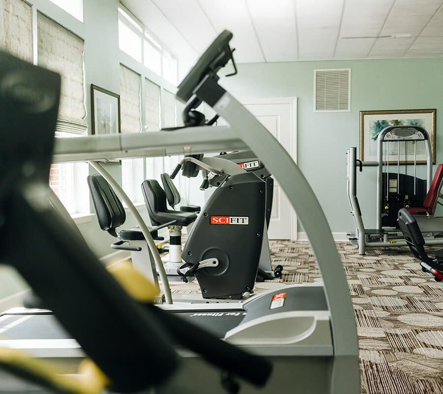 The Culpeper senior living gym