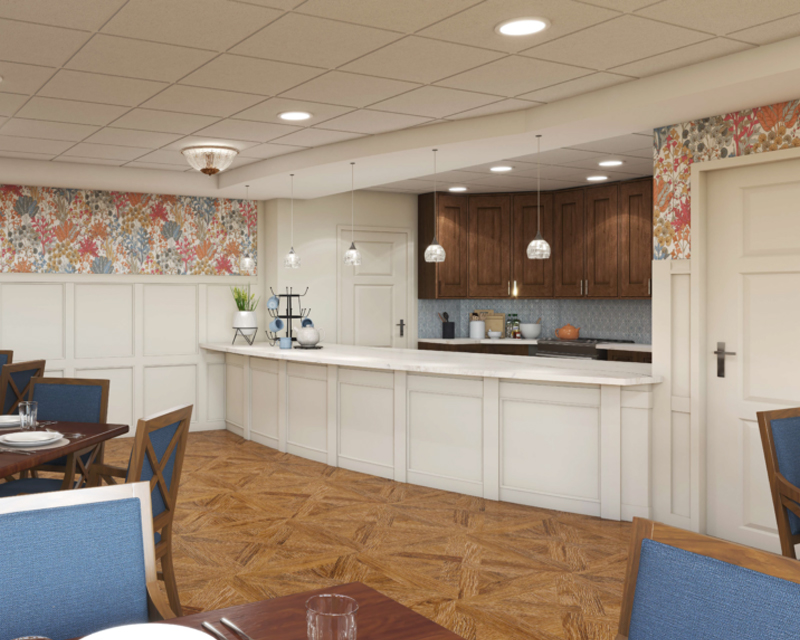 Cafe expansion rendering