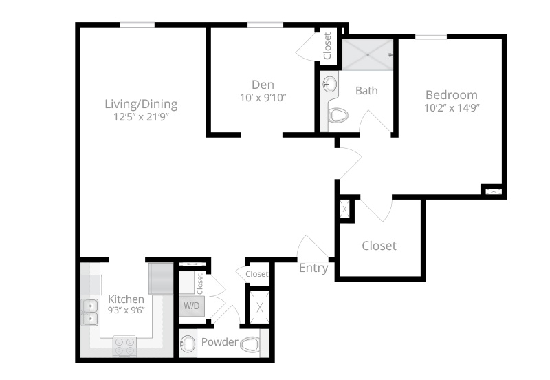 The Elizabeth floor plan at The Chesapeake