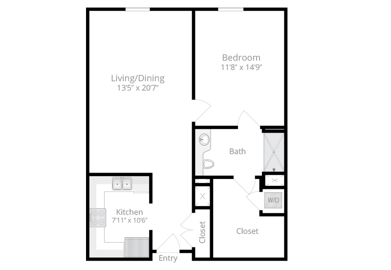 The Harris floor plan at The Chesapeake