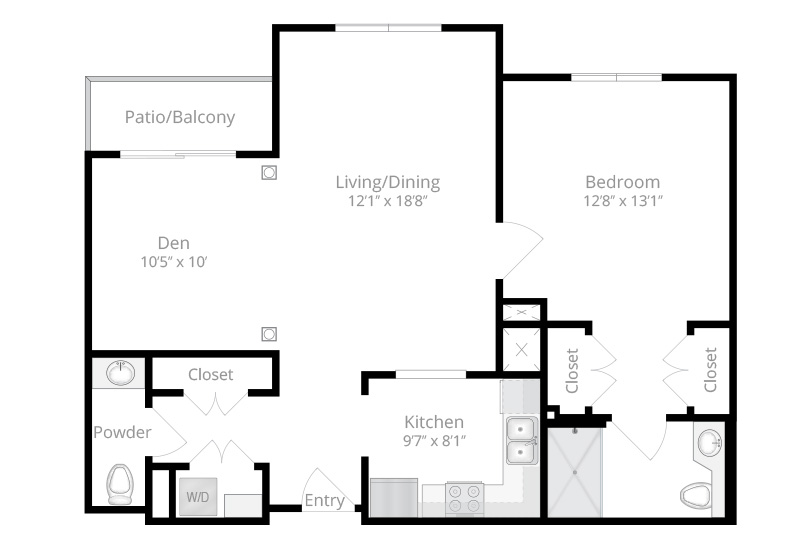 The York floor plan at The Chesapeake