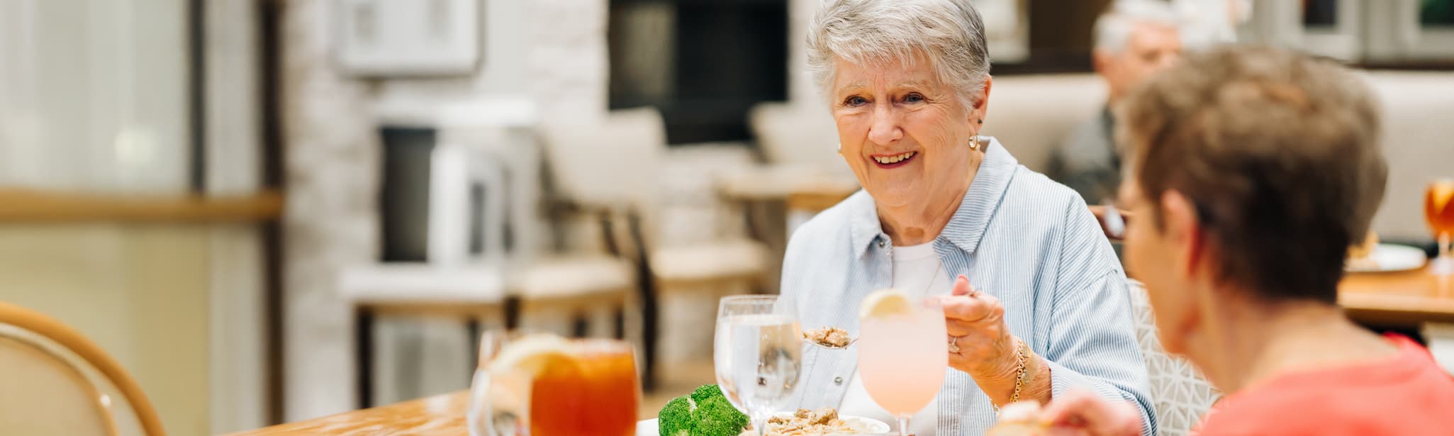 The Chesapeake Residents enjoying drinks
