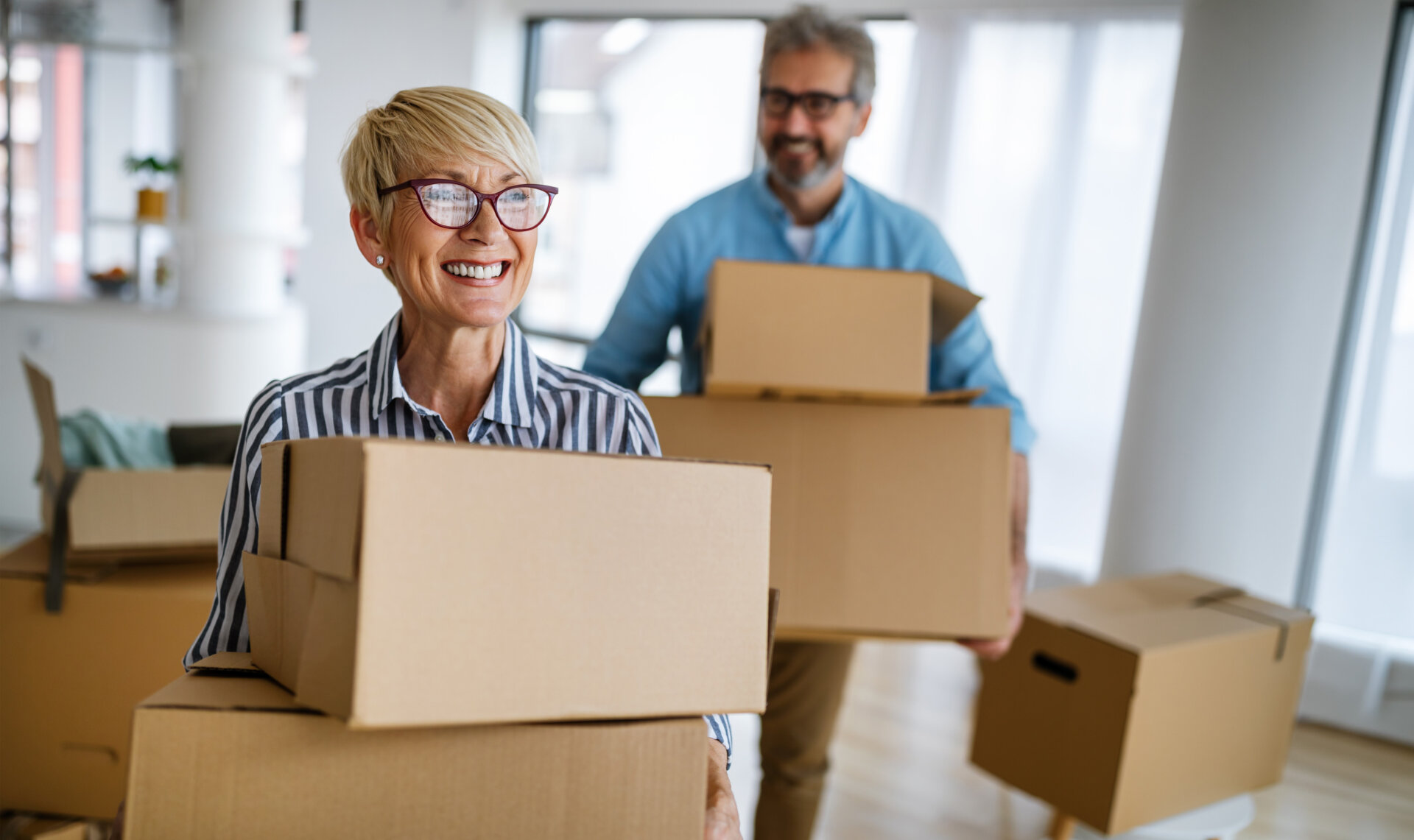 Couple Moving