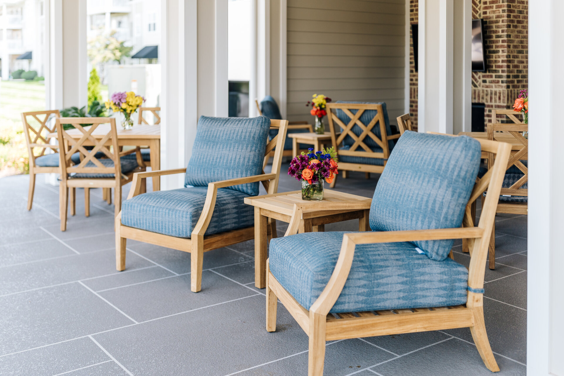Outdoor seating