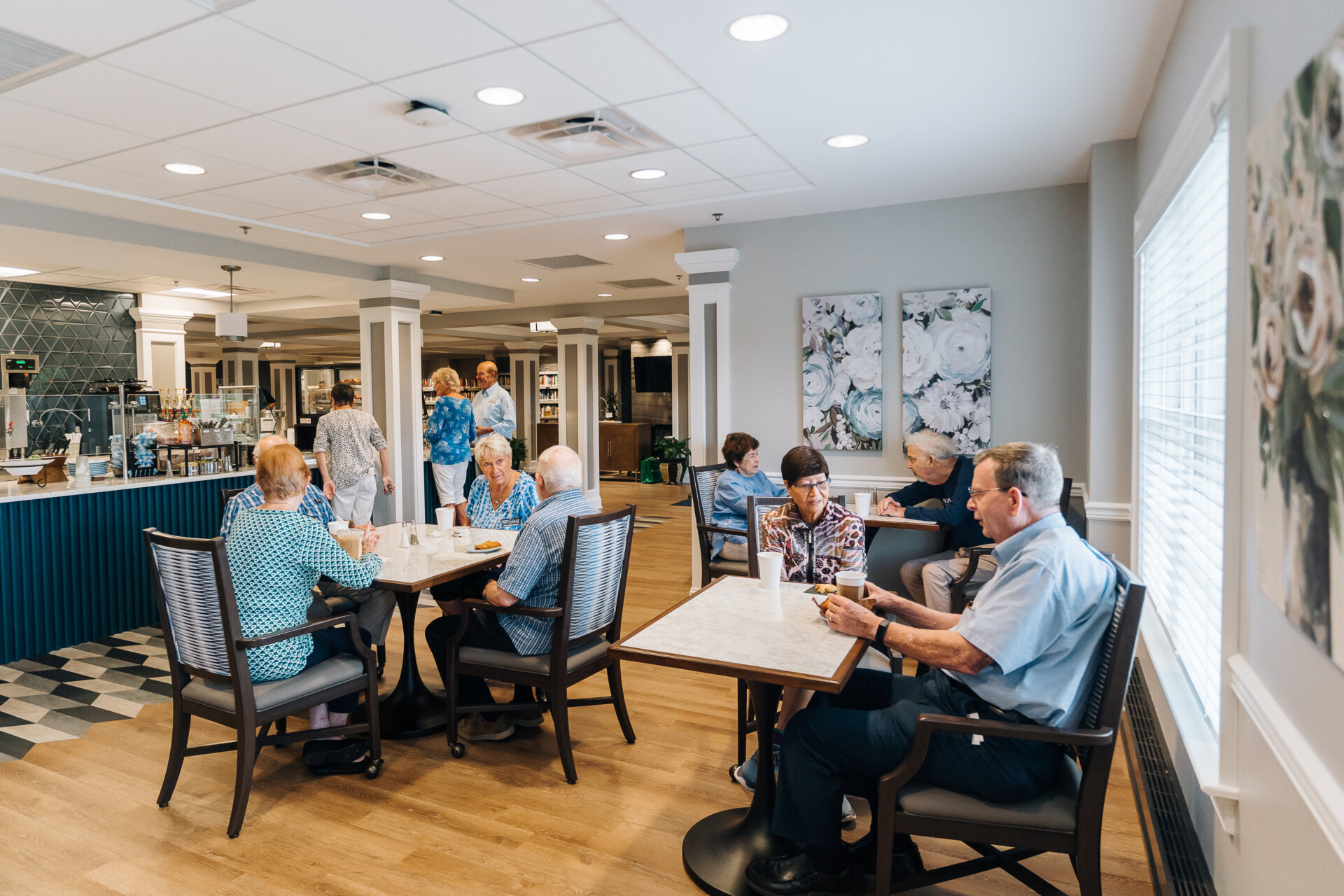Residents dining